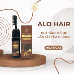 Dầu Gội Phủ Bạc Chiết Xuất Từ Thiên Nhiên Alo Hair ( màu nâu )
