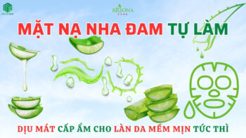 Mặt nạ nha đam tự làm giúp cấp ẩm và làm dịu da hiệu quả