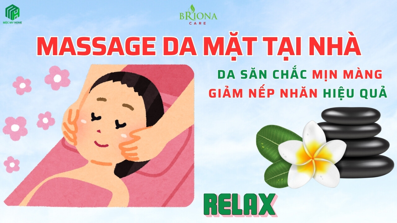 Massage da mặt tại nhà giúp giảm nếp nhăn và tăng cường sự săn chắc