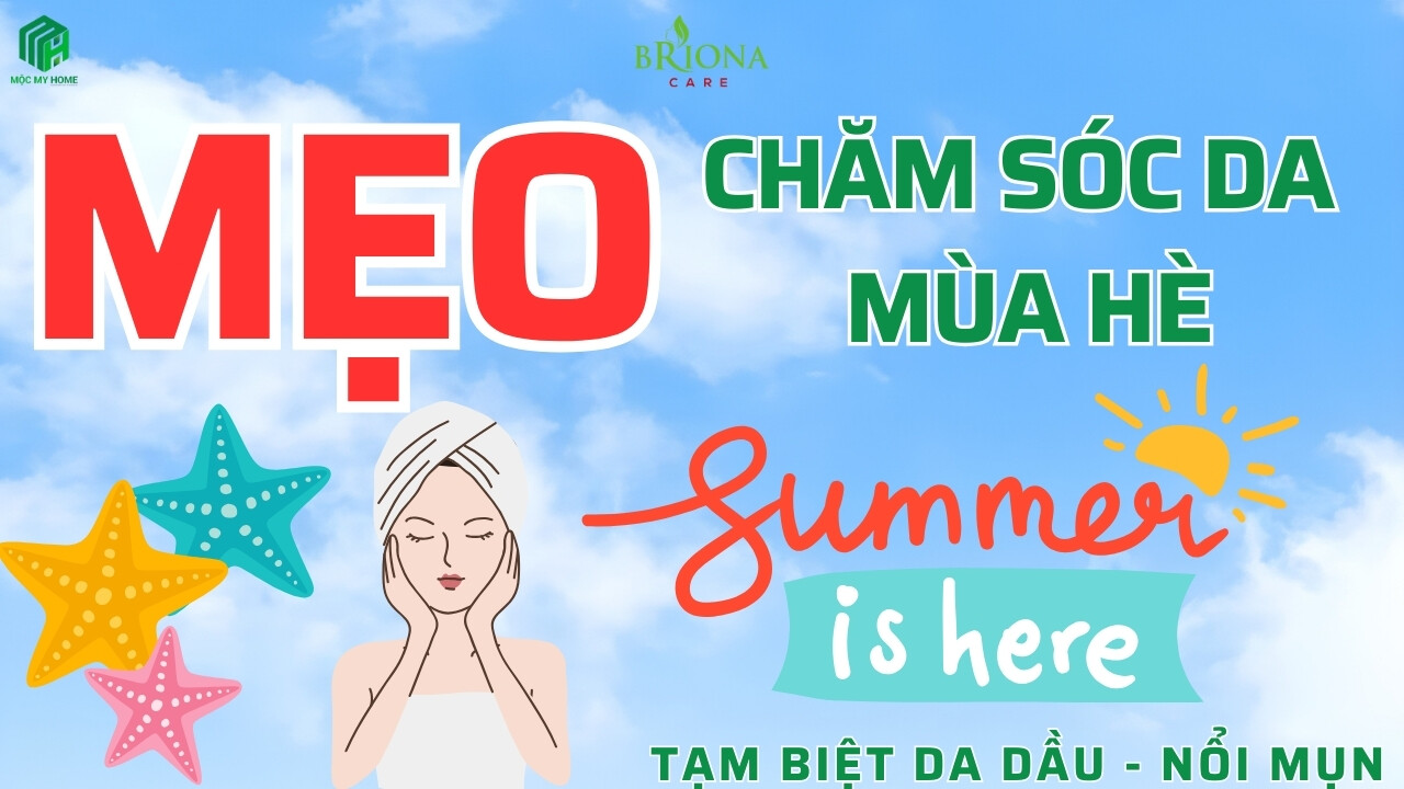 Bản sao của Bản sao của Bản sao của Bản sao của Bản sao của Blue Minimalist Clean New Serum Skincare Promotion Instagram Post (2200 x 949 px) (1200 x 630 px) (1280 x 720 px) Mẹo chăm sóc da mùa hè giúp kiểm soát da dầu, ngừa mụn hiệu quả