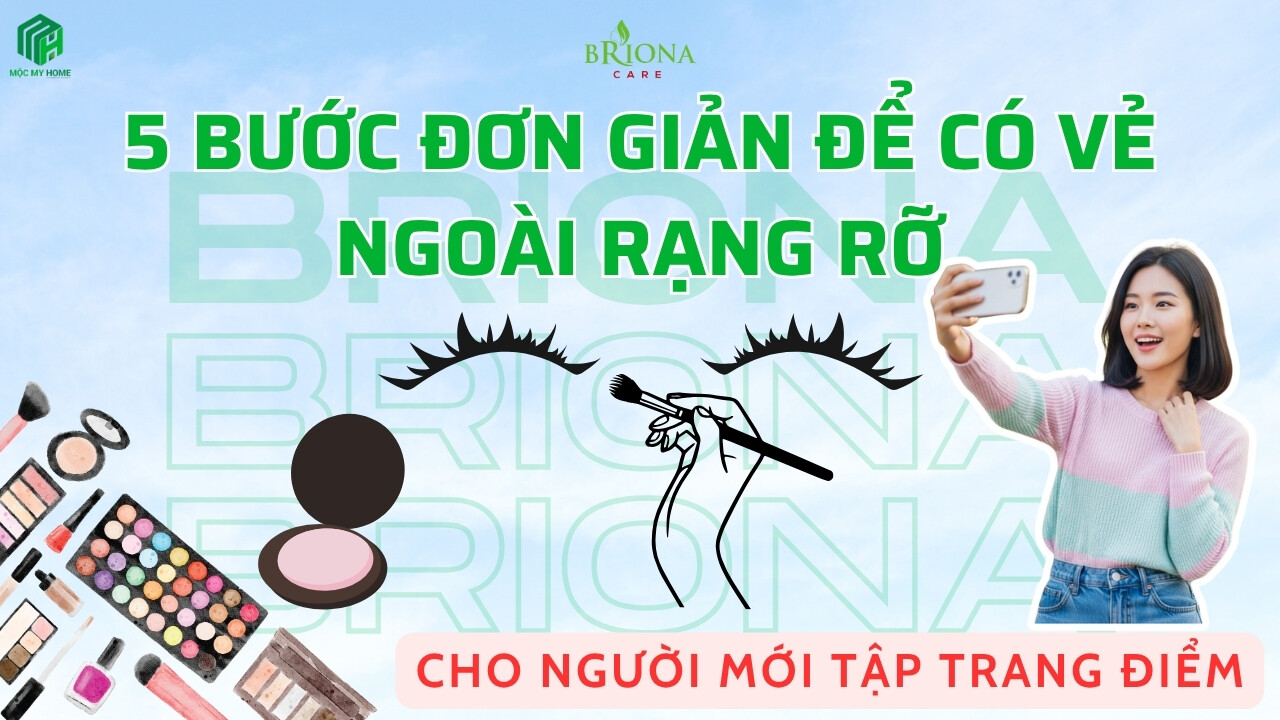 Bản sao của Bản sao của Bản sao của Bản sao của Bản sao của Bản sao của Blue Minimalist Clean New Serum Skincare Promotion Instagram Post (2200 x 949 px) (1200 x 630 px) (1280 x 720 px) (4) 5 bước trang điểm đơn giản giúp có vẻ ngoài rạng rỡ